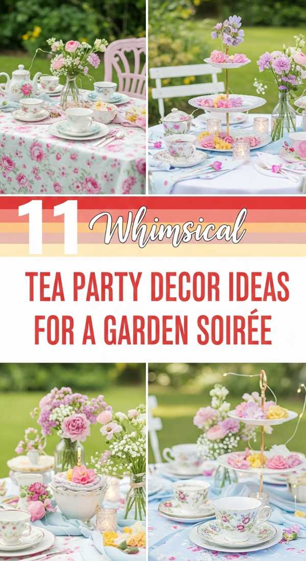 11 Whimsical Tea Party Decor Ideas for a Garden Soirée