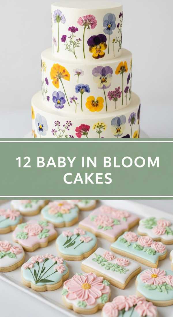 12 Baby In Bloom Cake Ideas For Your Spring Shower
