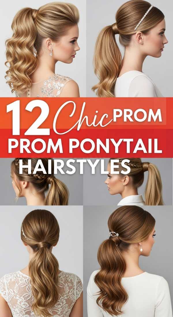 12 "Chic" PROM PONYTAIL HAIRSTYLES