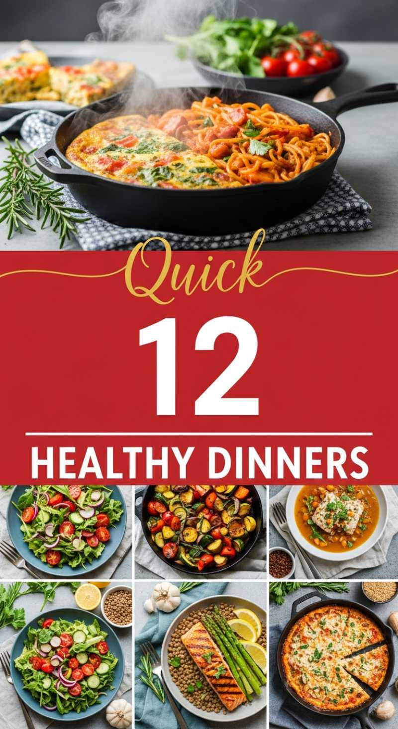 12 Easy Healthy Dinner Recipes for Weeknights