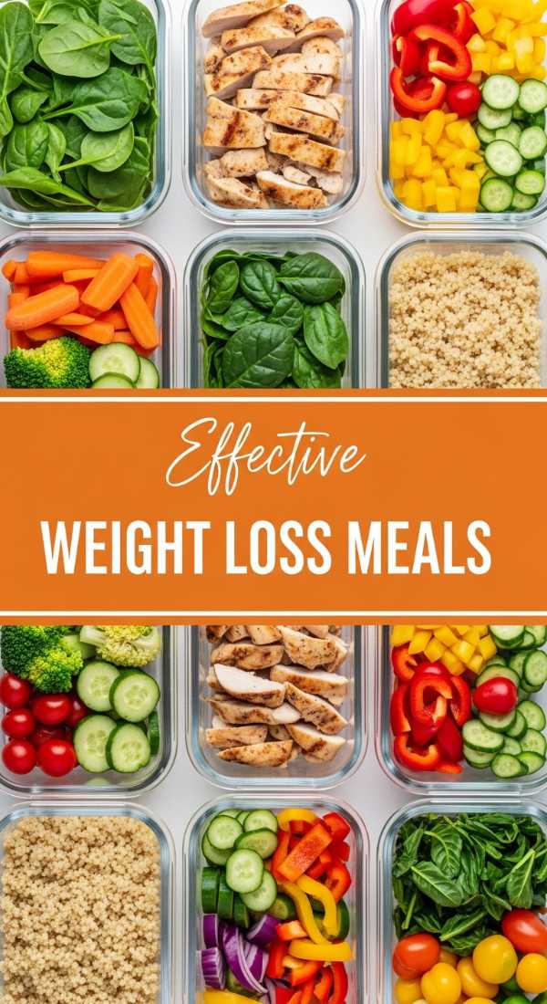 12 Effective Healthy Meal Prep Ideas for Sustainable Weight Loss