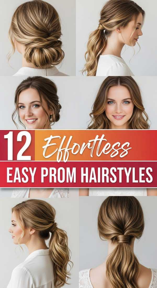12 Effortless Easy Prom Hairstyles