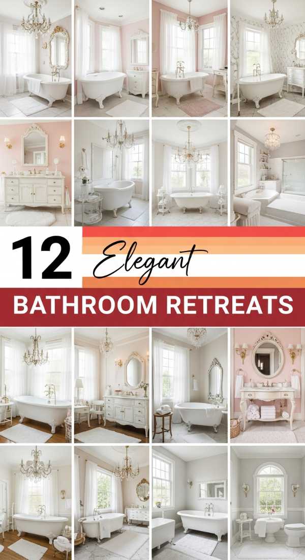 12 Elegant Bathroom Retreats
