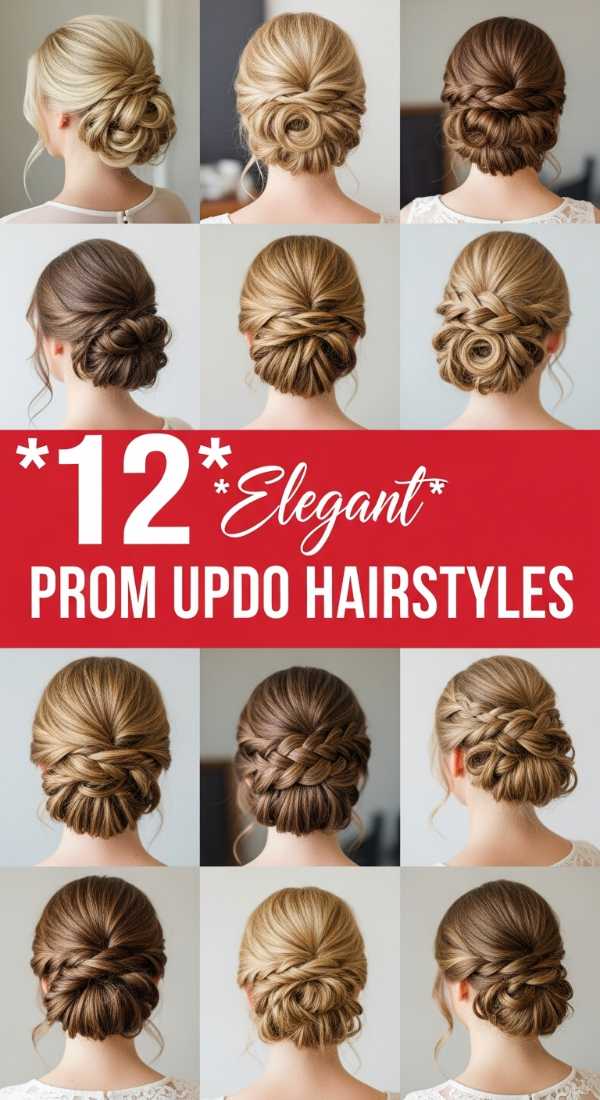 12 Elegant Prom Updo Hairstyles