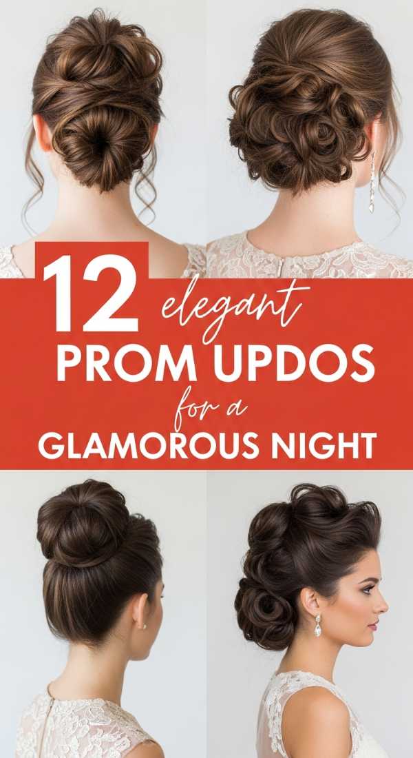 12 Elegant Prom Updos for a Glamorous Night