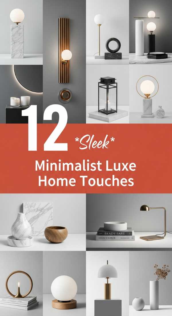 12 *Sleek* Minimalist Luxe Home Touches