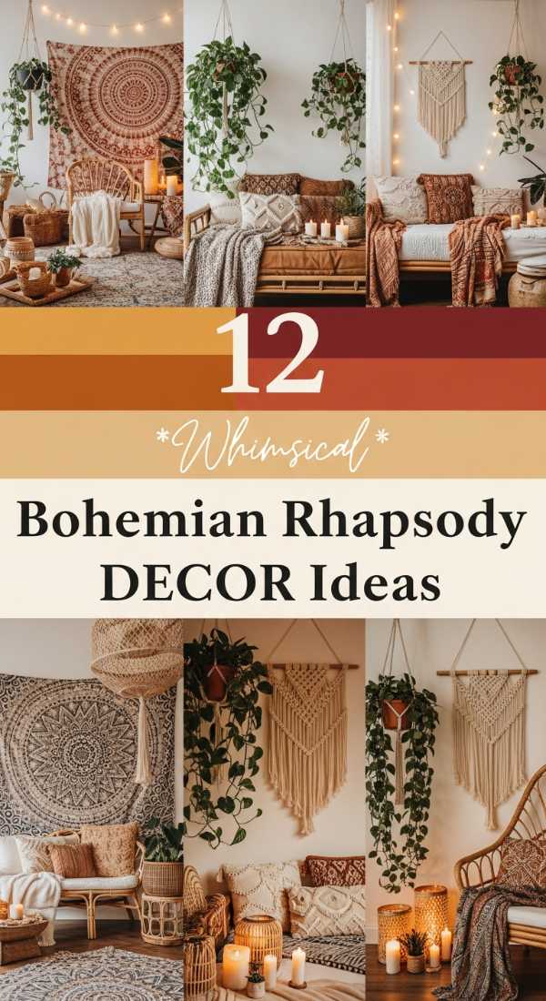 12 *Whimsical* Bohemian Rhapsody DECOR Ideas