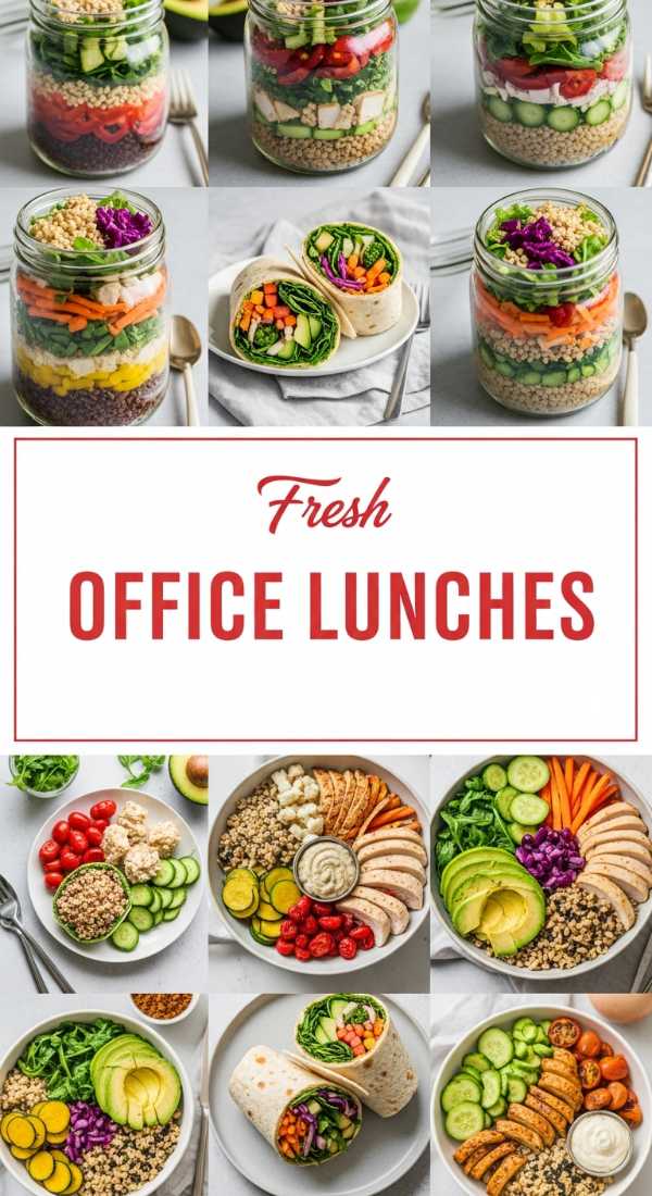 14 Fresh Healthy Lunch Ideas for Work to Stop The Midday Slump