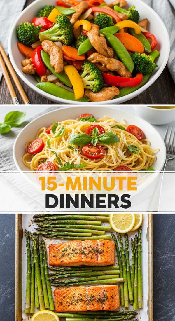 15 Minute Meals: 7 Quick & Easy Weeknight Dinners