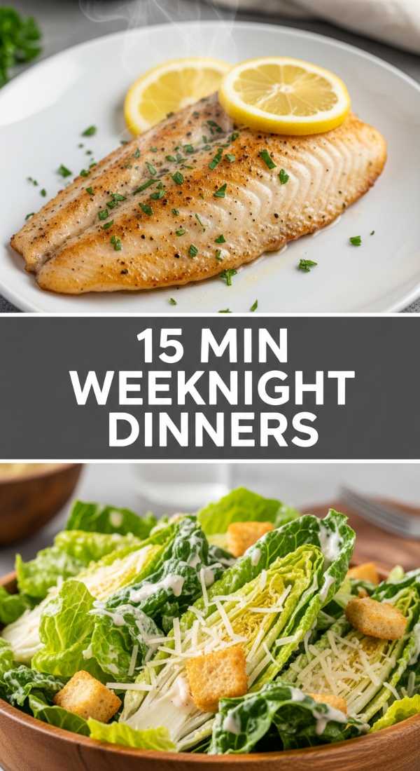 15 Minute Weeknight Dinner Ideas For Busy Nights