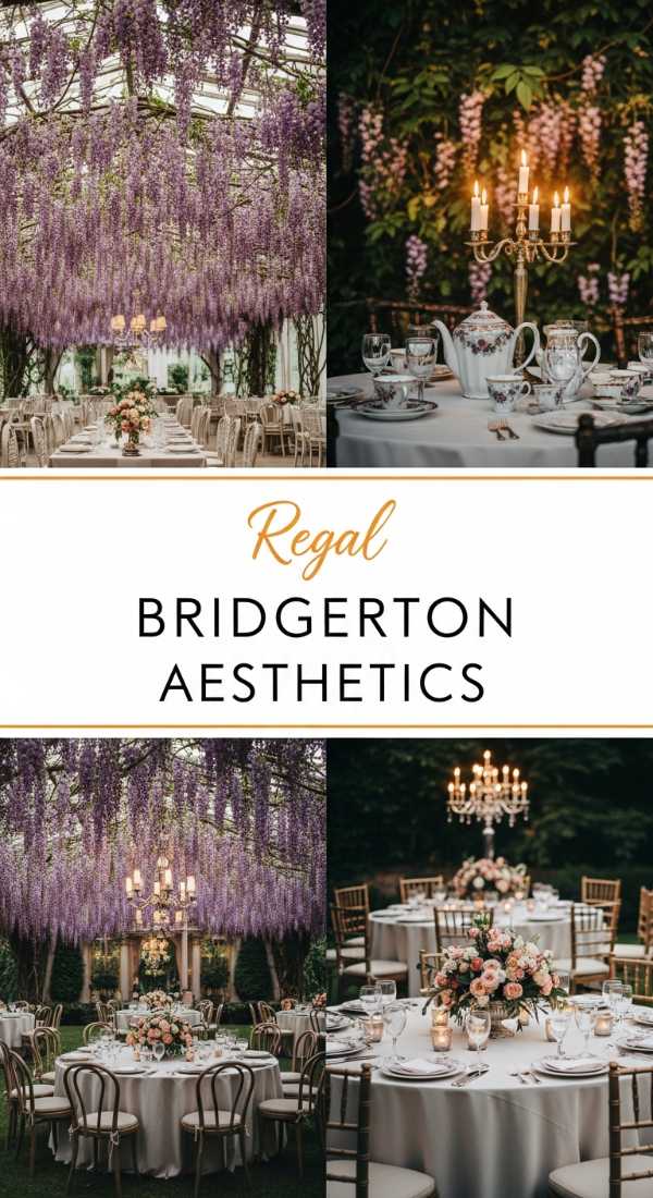15 Regal Bridgerton Party Decor Ideas for a Royal Soiree
