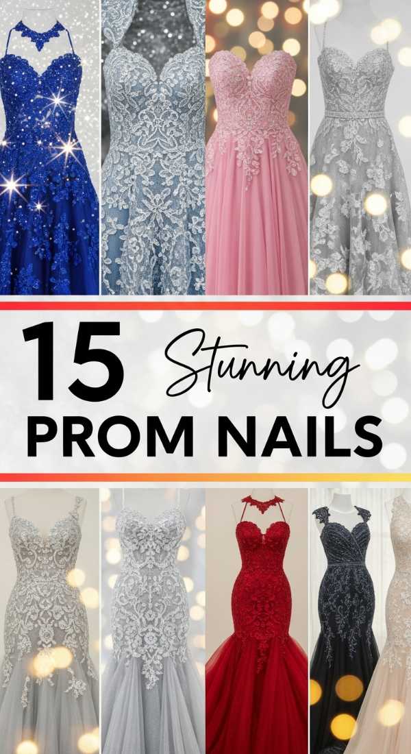 15 Stunning PROM NAILS for Your Big Night