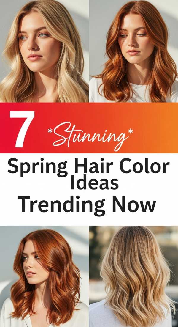 2. 7 *Stunning* Spring Hair Color Ideas Trending Now