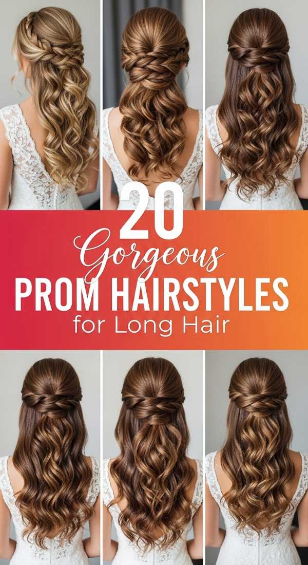 20 "Gorgeous" PROM HAIRSTYLES for Long Hair