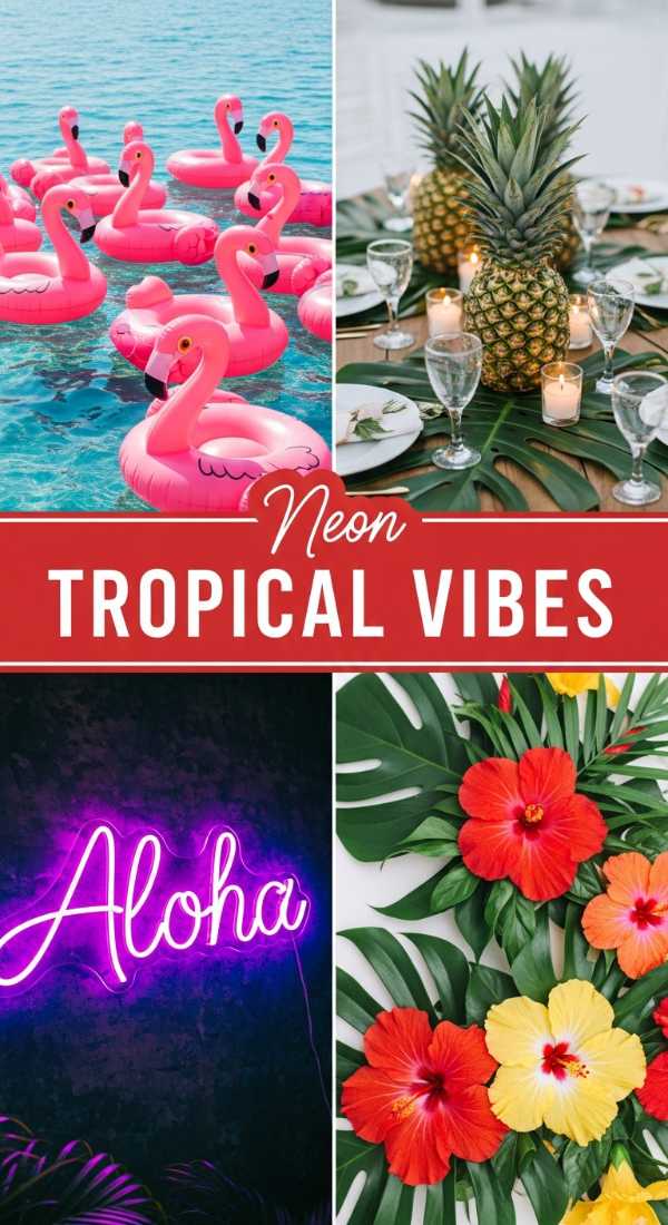 20 Vibrant Tropical Party Decorations for a Summer Pool Bash