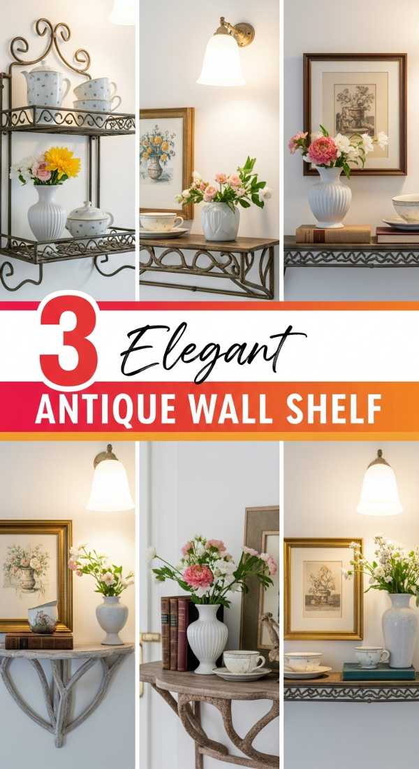 3 Elegant Antique Wall Shelf Styling Tips for Any Room