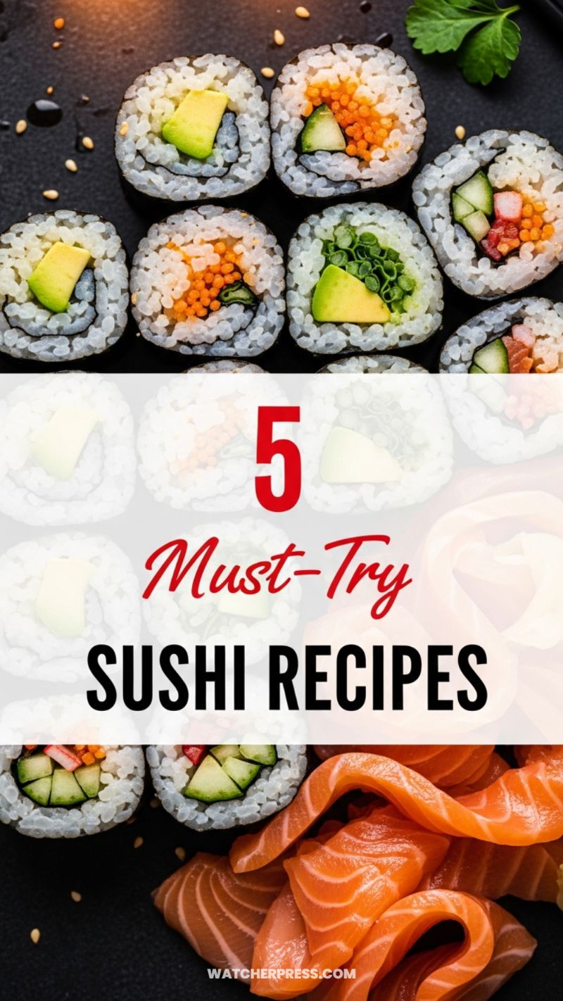 3. Vibrant Homemade Vegetable & Salmon Sushi