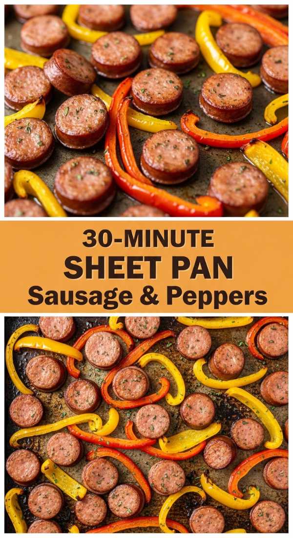 30-Minute Sheet Pan Sausage & Peppers: Easy Weeknight Meal