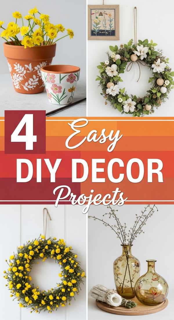 4 *Easy* DIY Spring DECOR Projects