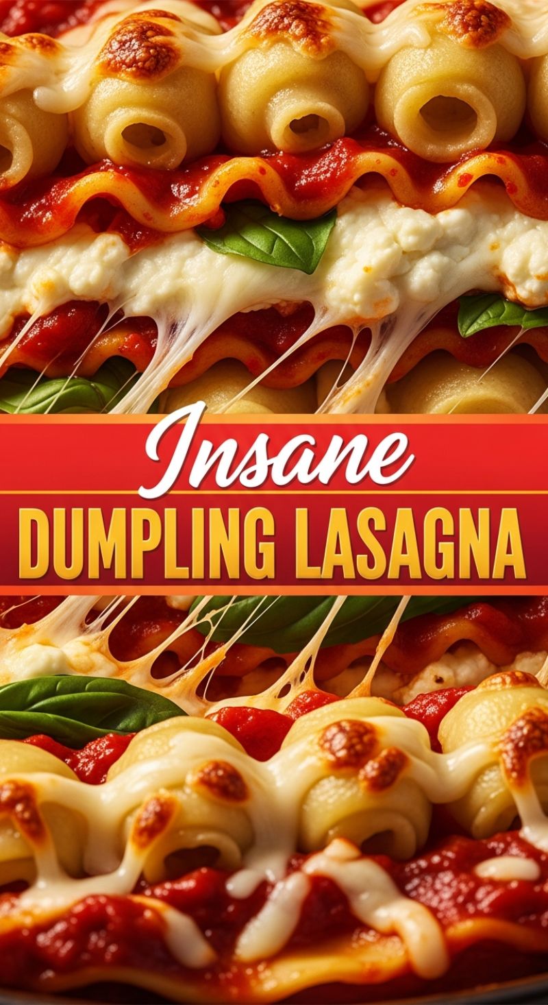 4. Insane One-Pan Dumpling Lasagna