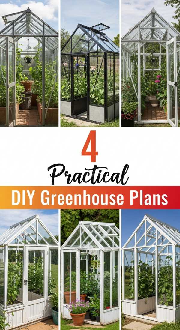 4 Practical DIY Greenhouse Plans for a Flourishing Heartopia