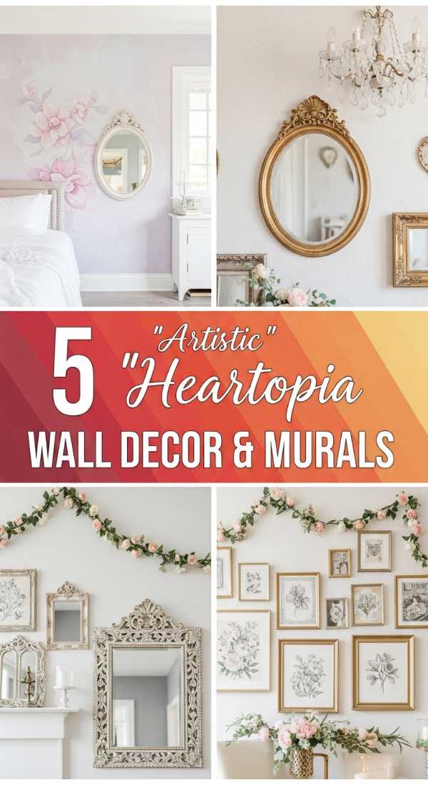5 "Artistic" Heartopia WALL DECOR & MURALS