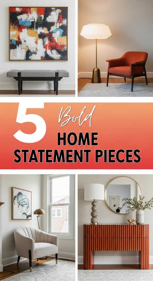 5 Bold Statement Pieces Your Home Needs
