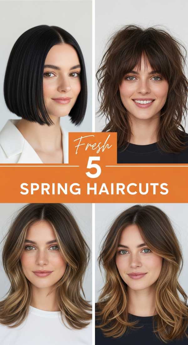 5 Chic Fresh Spring Haircuts for a New Look