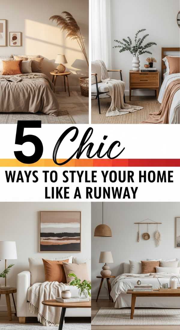5 Chic Ways to Style Your Home Like a Runway