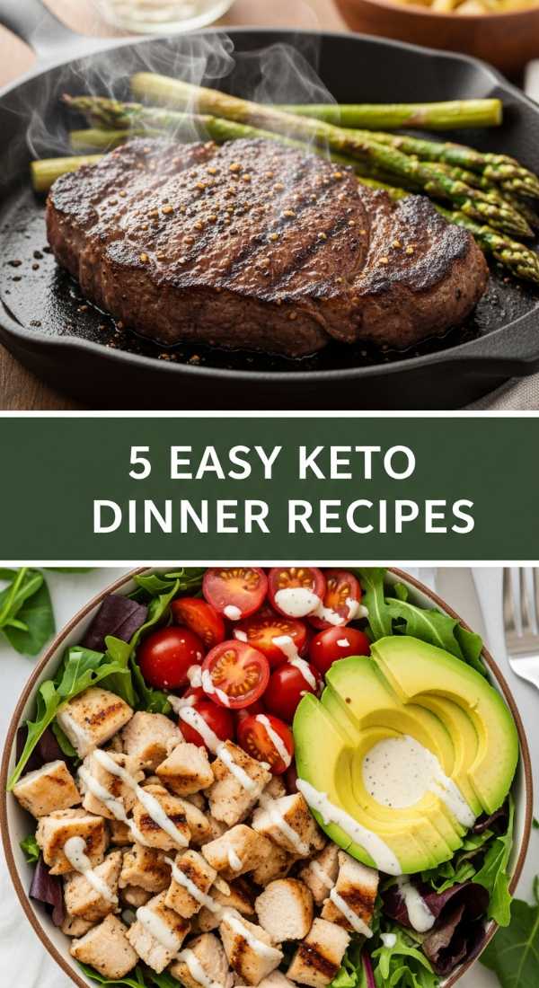 5 Easy Keto Dinner Recipes for Beginners