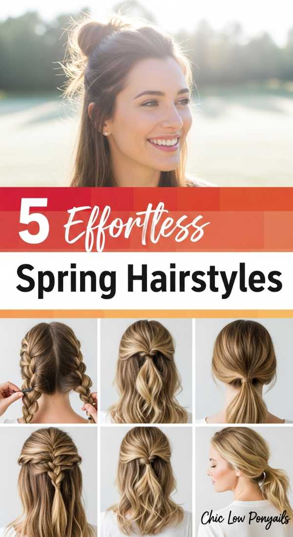 5 *Effortless* Spring Hairstyles for Busy Mornings