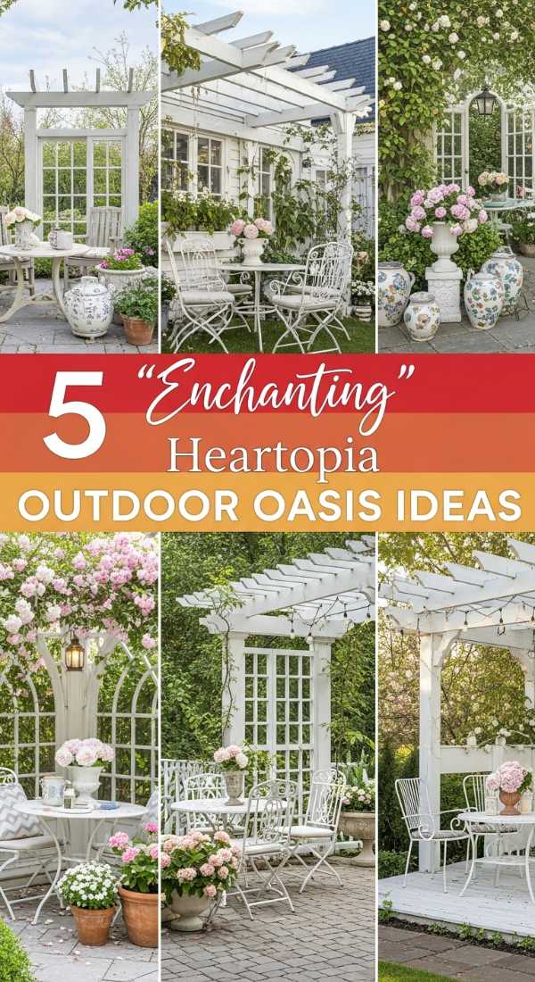 5 "Enchanting" Heartopia OUTDOOR OASIS IDEAS