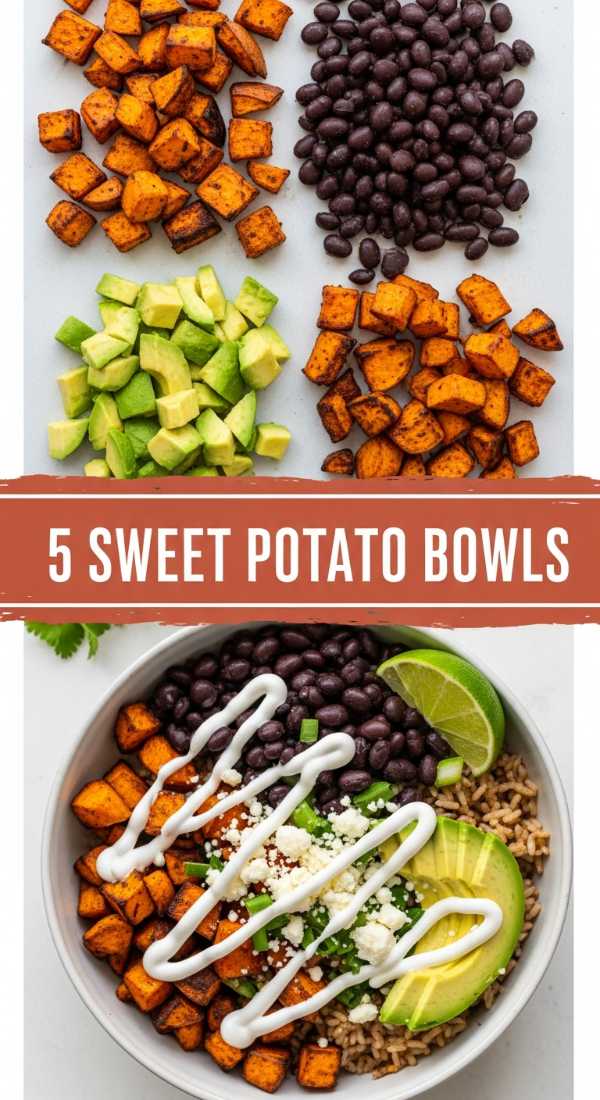 5 Healthy Sweet Potato Taco Bowls For Meal Prep