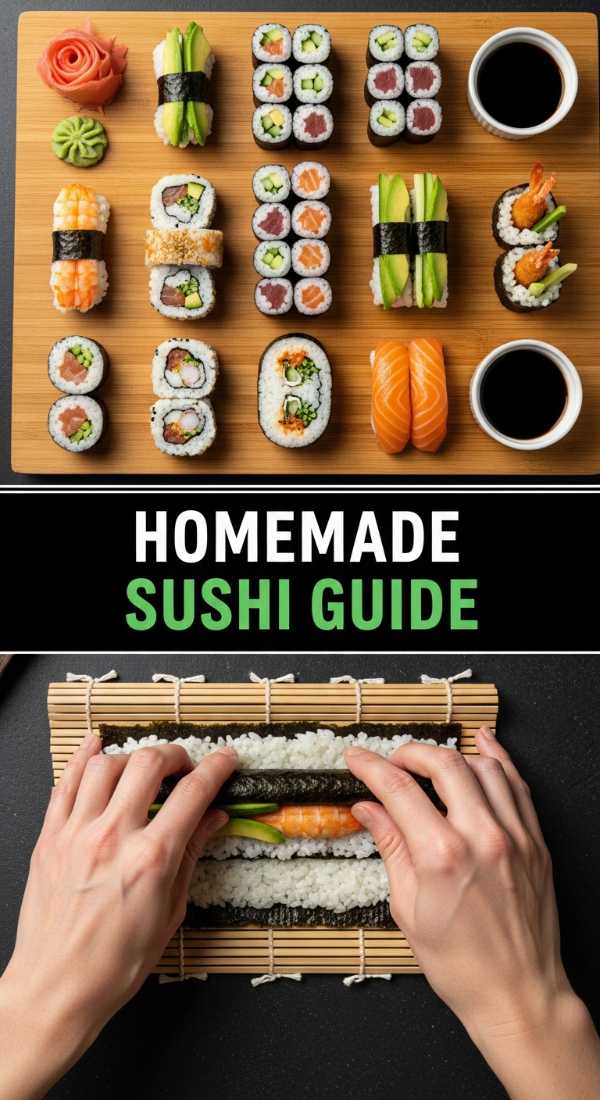 5 Homemade Sushi Recipes for Beginners