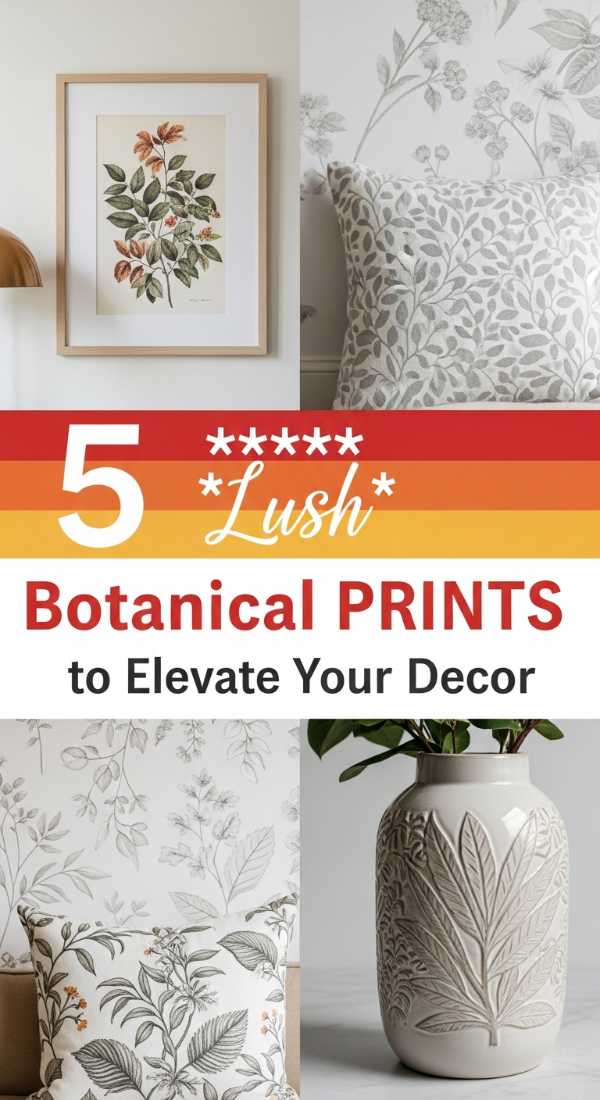 5 "Lush" Botanical PRINTS to Elevate Your Decor