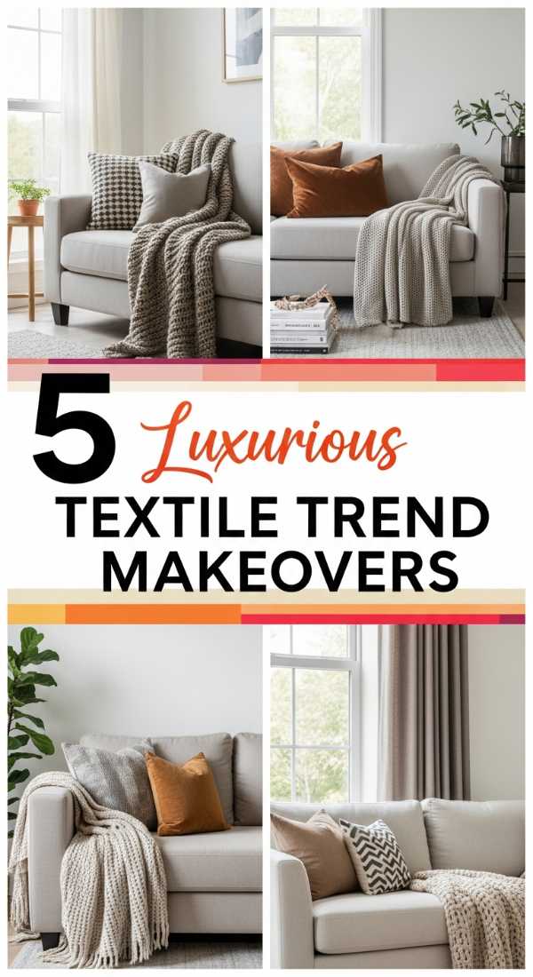 5 Luxurious Textile Trend Makeovers