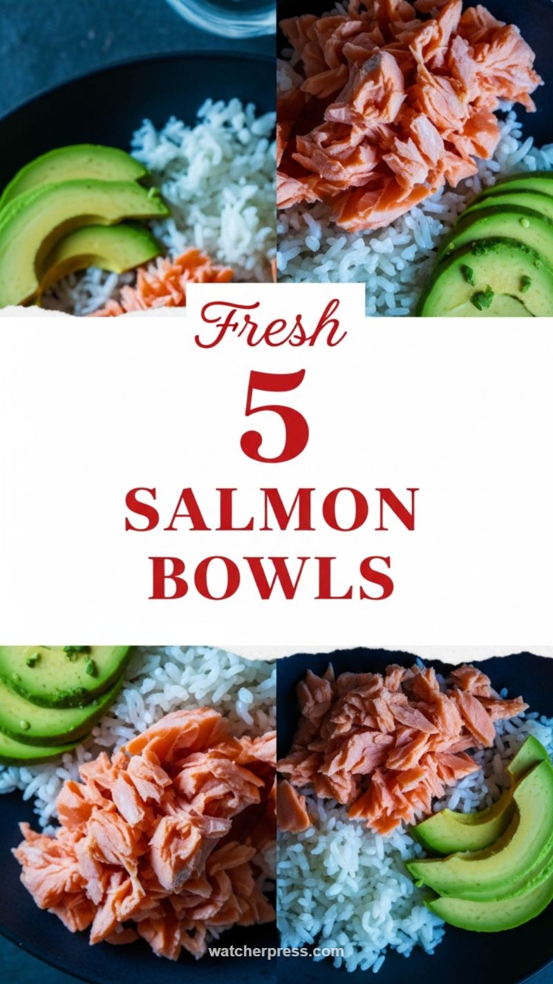 5-Minute Fresh Salmon Power Bowls