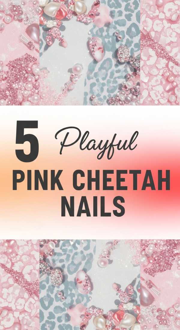 5 Playful Pink Cheetah Nail Designs to Roar About