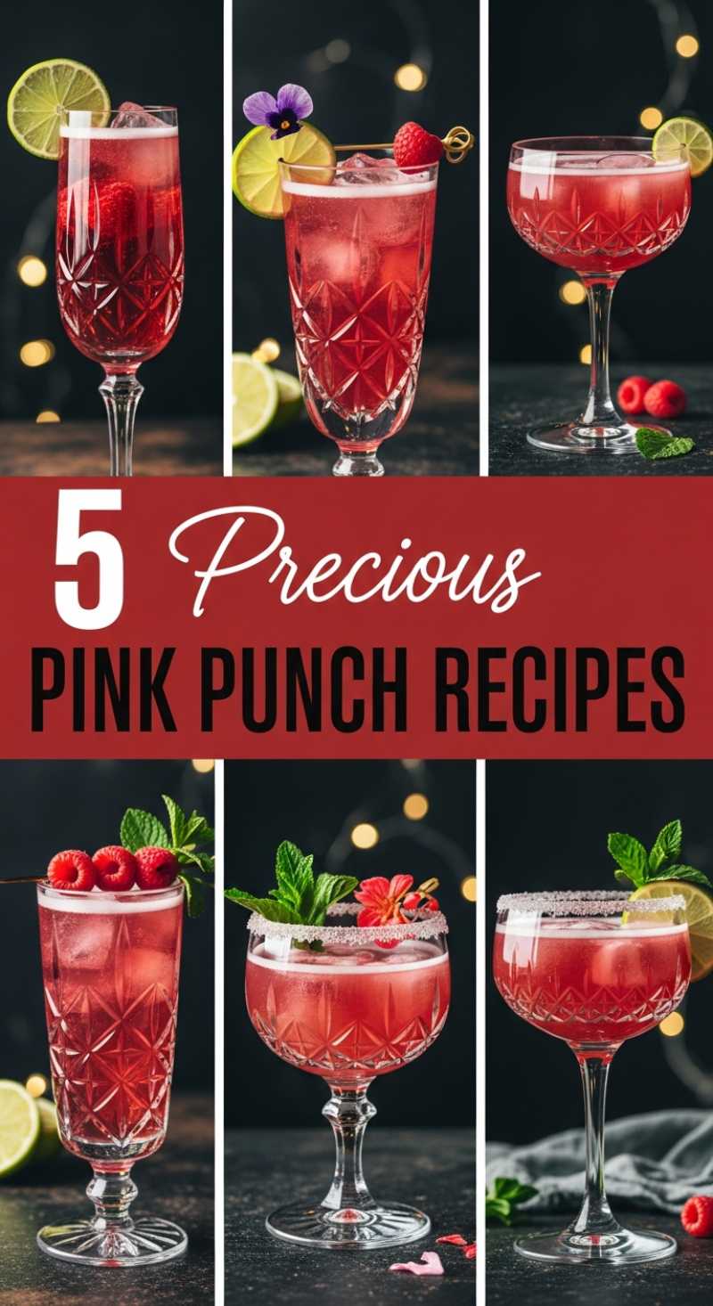 5 Precious Pink Punch Recipes