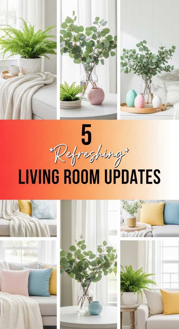 5 *Refreshing* Ways to Update Your Living Room for Spring