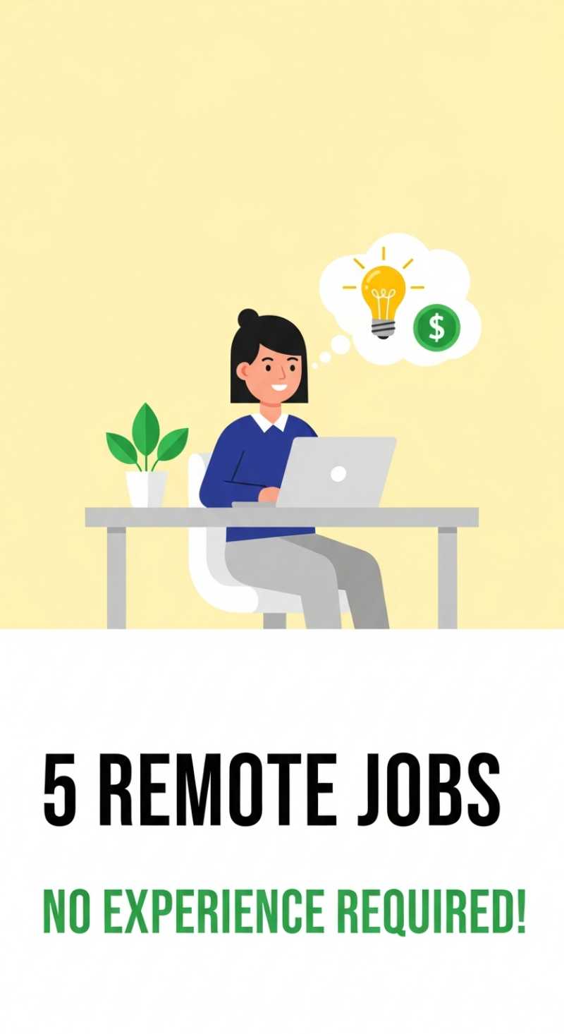 5 Remote Jobs You Can Start Today (No Experience Required!)