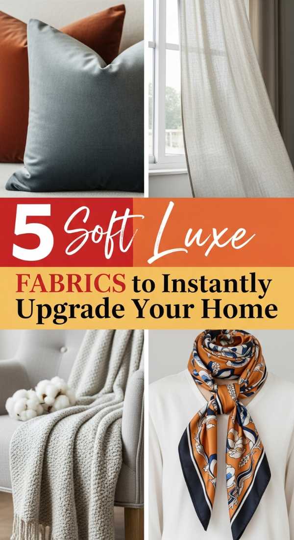 5 "Soft" Luxe FABRICS to Instantly Upgrade Your Home