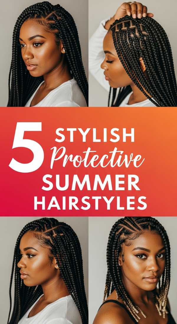 5 STYLISH Protective Summer Hairstyles