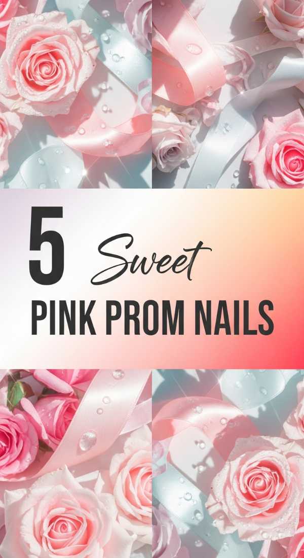 5 Sweet Pink Prom Nails for a Dreamy Look