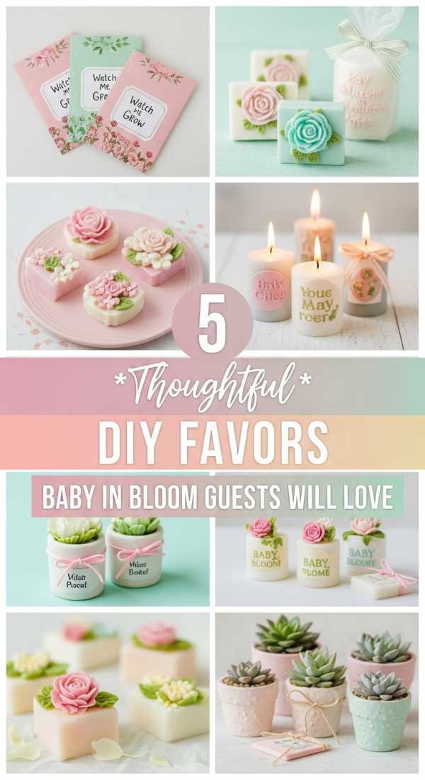 5 Thoughtful DIY Baby in Bloom Favors Your Guests Will Love