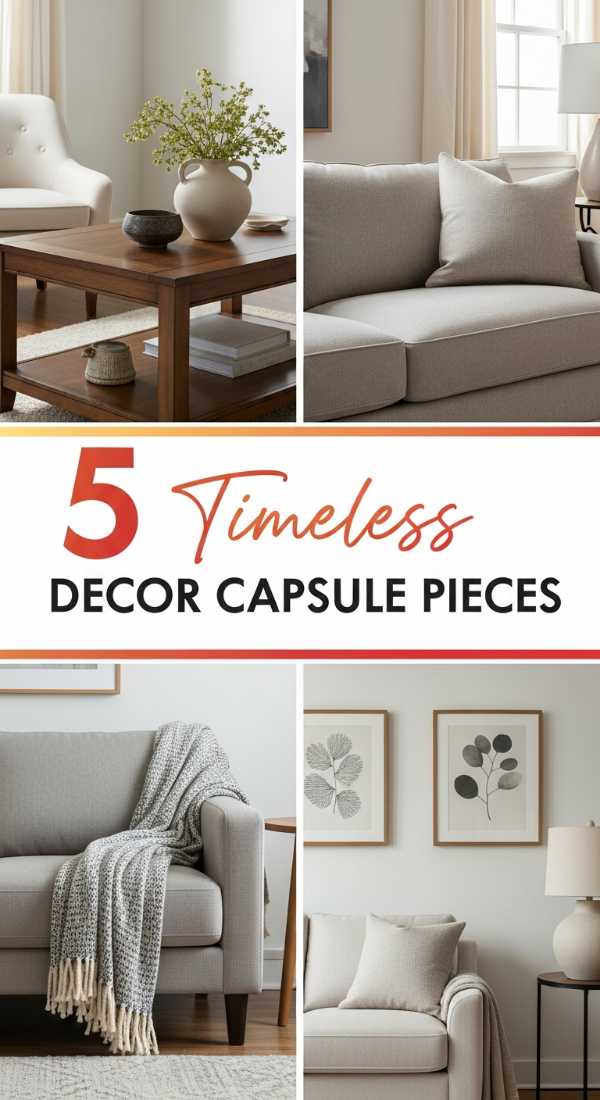 5 Timeless Decor Pieces for Your Home Capsule
