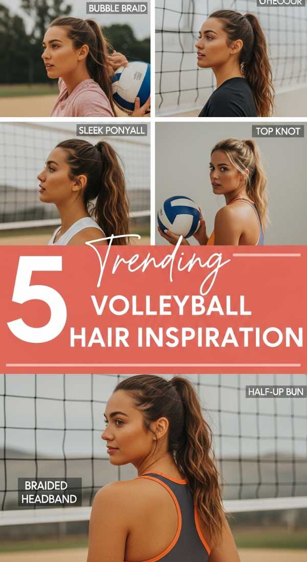 5 Trending Volleyball Hair Inspiration