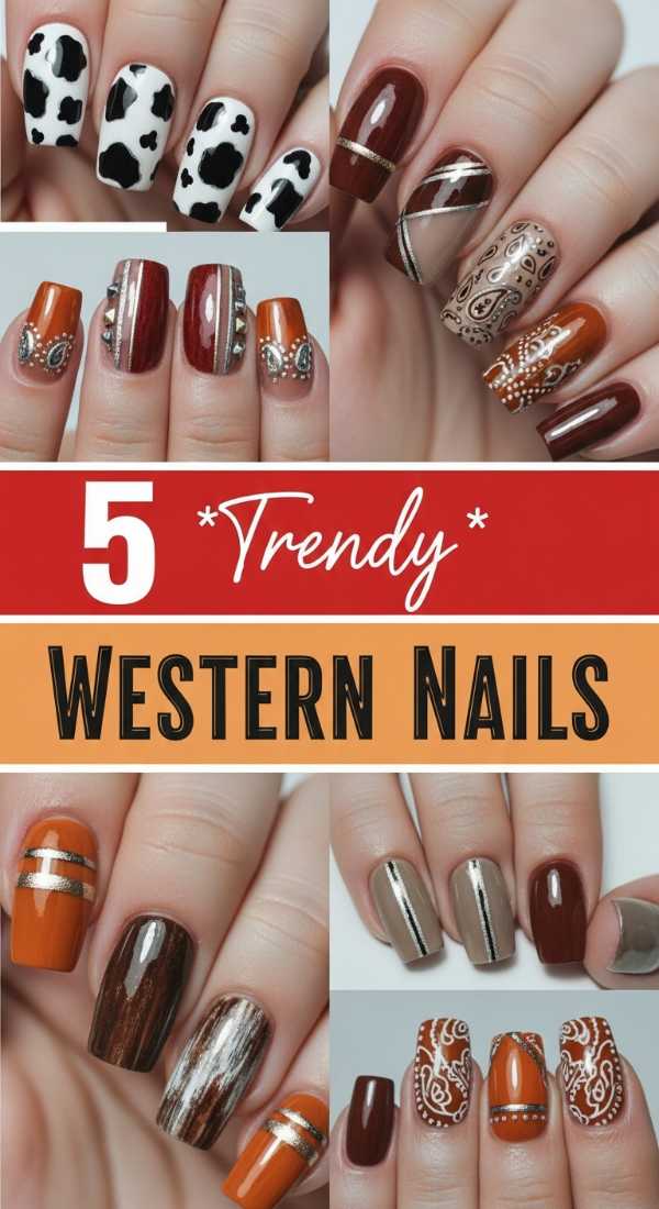 5 Trendy Western Nails