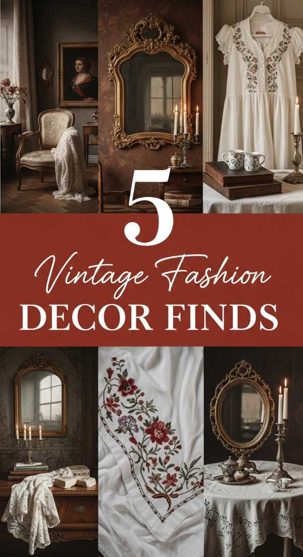 5 Vintage Fashion Decor Finds to Elevate Your Space