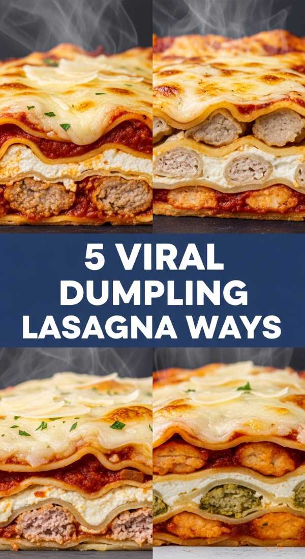 5 Viral Dumpling Lasagna Recipes to Try Tonight